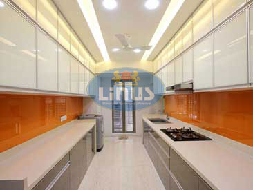 Back Painted Glass Kitchen Designer