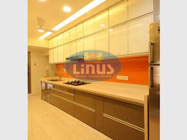 Back Painted Glass Kitchen in Navi Mumbai